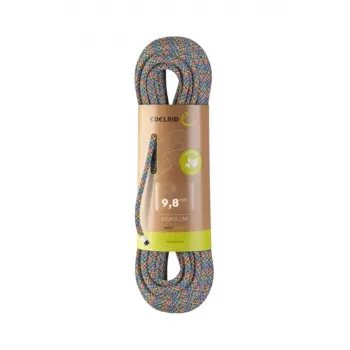 Lezecké lano EDELRID Se Puffin 9,8 mm, 70 m, dynamické jednoduché lano, rôzne farby
