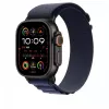 Apple 49 mm Navy Alpine Loop – malý – čierny titanium povrch