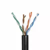 Alantec KIU5OUTS305Q Sieťový kábel čierny 305 m Cat5e U/UTP (UTP) (KIU5OUTS305Q)