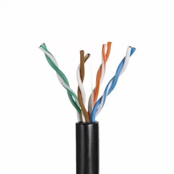 Alantec KIU5OUTS305Q Sieťový kábel čierna 305 m Cat5e U/UTP (UTP) (KIU5OUTS305Q)
