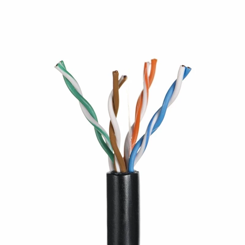 Alantec KIU5OUTS305Q Sieťový kábel čierny 305 m Cat5e U/UTP (UTP) (KIU5OUTS305Q)