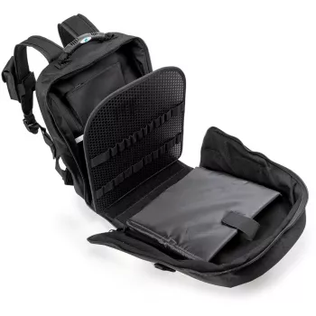 Pracovná taška b&w international move čierna polyester — 430×230×350 mm, odolná proti striekajúcej vode