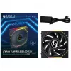 Lian Li UNI FAN TL Wireless LCD 12TLLCD1W1B ventilátor, ARGB, PWM, 120 mm, čierny