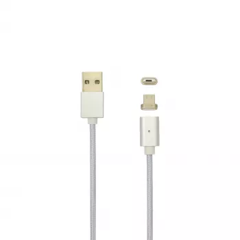 Sbox magnetický USB->Micro USB M/M 1m