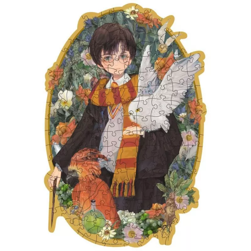 Drevené puzzle Ravensburger Harry Potter 150 dielikov — puzzle, 150 ks, drevené dieliky