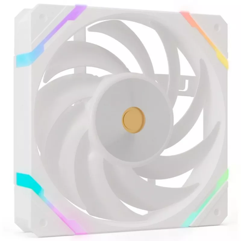 VALKYRIE X12R ARGB 120mm skriňový ventilátor s reverznými lopatkami biely