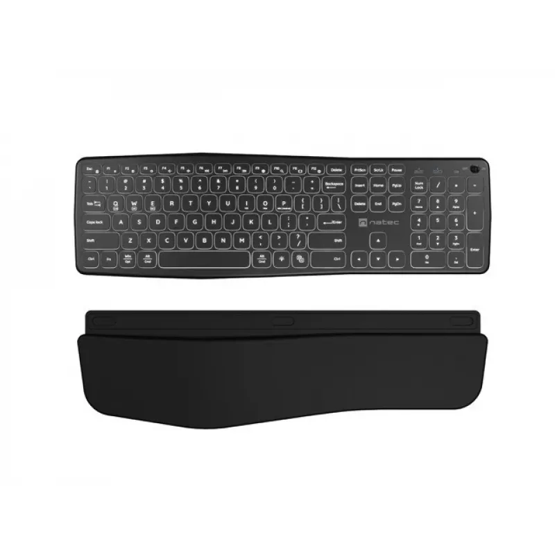NATEC PORIFERA klávesnica Home/Office Bluetooth QWERTY US International čierna