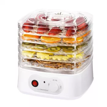 Esperanza EKD004 sušička potravín, priehľadná, biela 250 W