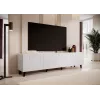 TV skriňa cama meble BARI 200x42x52 biela matná — 200×42×52 cm