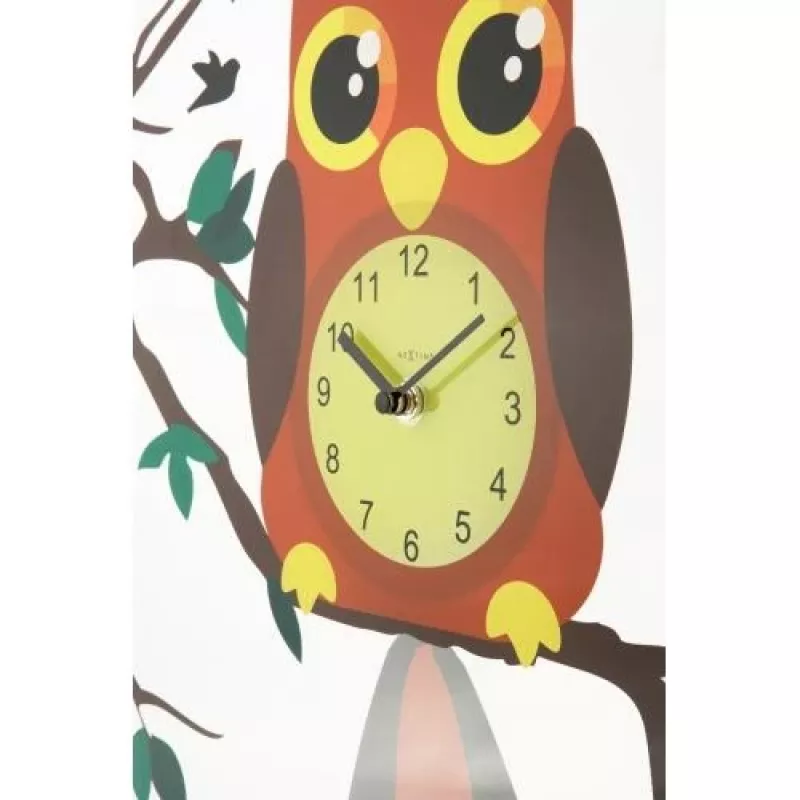 NeXtime hodiny 8169 Oohoo, Ø43 cm, nástenné, viacfarebné