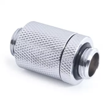 Alphacool ES D-Plug 25,5 mm G1/4 vonkajší závit na G1/4 vonkajší závit, chróm