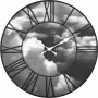 NeXtime hodiny 3037 Clouds, Ø39 cm, nástenné, čierna