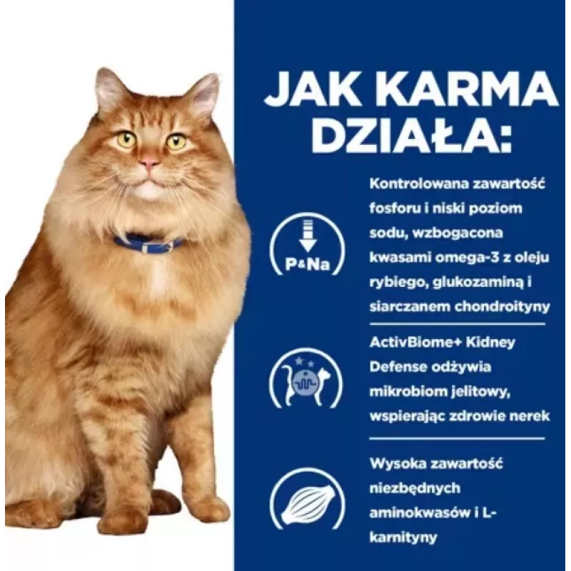 HILL'S PD K/D Kidney + Mobility kuracie - suché krmivo pre mačky - 3 kg