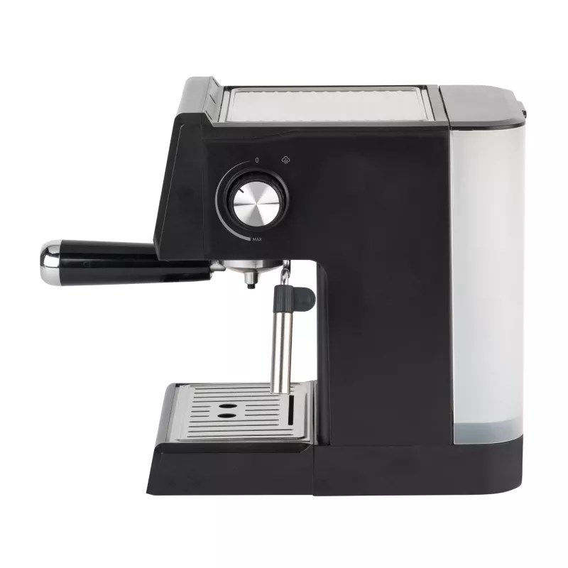 Jata JECA2525 espresso kávovar, 20 bar, 850 W, nádrž na vodu 1,8 l, parná trubica, čierny / nehrdzavejúca oceľ