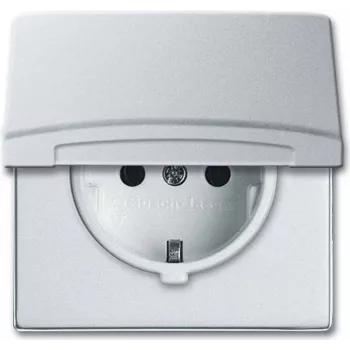 BUSCH-JAEGER SCHUKO zásuvka IP44 20EUGK-33-101 AW44 kryt 20EUGK-33-101 (20EUGK-33-101)