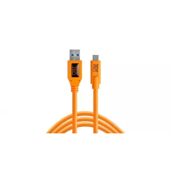 CUC3215-ORG, 4,6 m, USB A, USB C, USB 3.2 Gen 1 (3.1 Gen 1), 5000 Mbit/s, oranžová