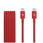 Apple USB-C na tkaný kábel – Rapid Red – kábel – digitálne/dátové (MDGF4ZM/A)