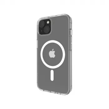 Puzdro SheerForce MagSafe antimikrobiálne pre iPhone 13, transparentné