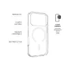 Pevný zadný kryt | Apple | iPhone 17 Pro | TPU/PC | transparentný | MagPure