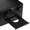Mini Hi‑Fi stereo systém Adler AD 1917 — Bluetooth V5.3, CD/USB/MP3, 2×25 W RMS, FM tuner, 4‑pásmový ekvalizér, AUX, čierny