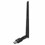 USB WLAN adaptér LANBERG NC-0300-WIE, USB 2.0, dve externé antény 5 dBi, WLAN 300 Mbit/s, Ethernet/WLAN, čierny