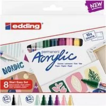 Akrylový marker Edding 8 ks