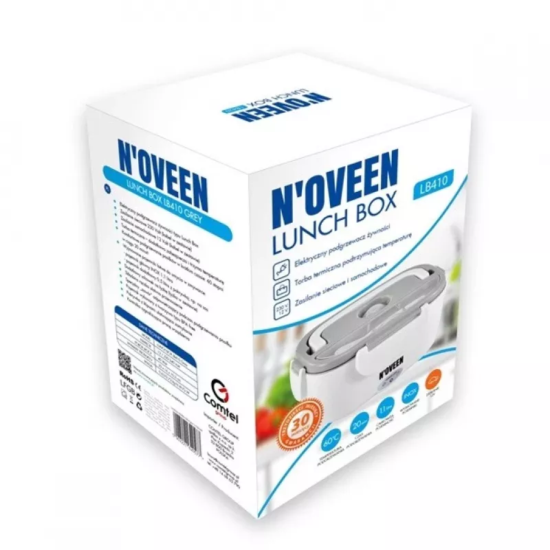 Vyhrievaná nádoba na jedlo Lunch Box LB410 sivá