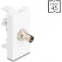 Optický adaptér DELOCK 90915 ST Simplex BU na ST Simplex biely
