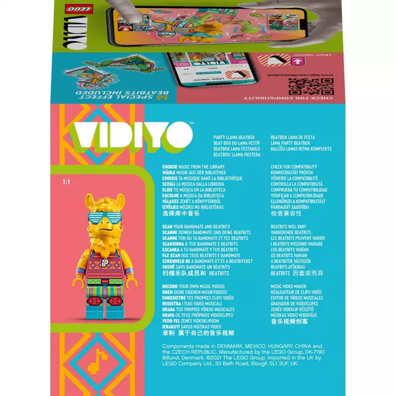 LEGO VIDIYO BeatBox 43105 Party Llama — interaktívna hudobná a tanečná sada