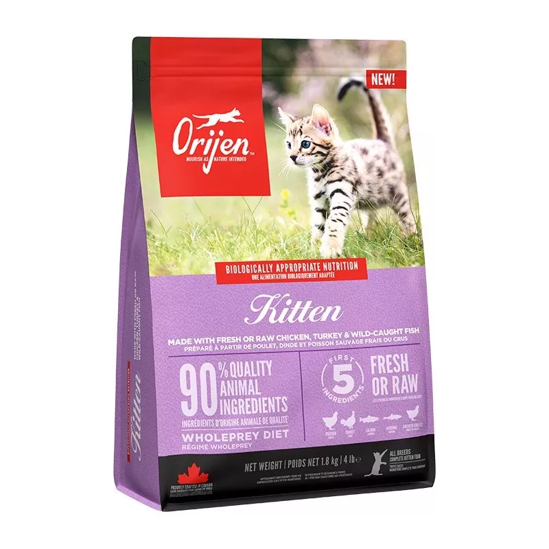 ORIJEN Kitten - suché krmivo pre mačky - 1,8 kg