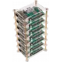 JOY-iT Tower - puzdro - mosadz, akryl - transparentné (RB-CASE+19)