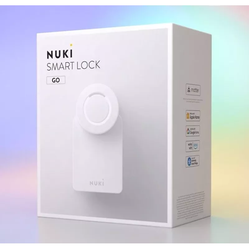 Nuki Smart Lock Go (2025) 221148 inteligentný dverový zámok, Bluetooth, Wi-Fi a Matter