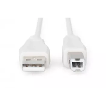 Assmann USB prepojovací kábel. Type-A - B M/M. 1,8 m. USB 2.0 vhodný. UL. be (AK-300102-018-E)