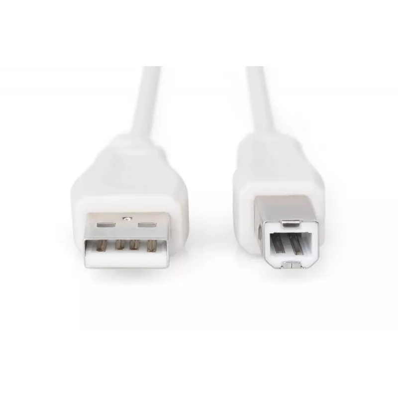 Assmann USB prepojovací kábel. Type-A - B M/M. 1,8 m. USB 2.0 vhodný. UL. be (AK-300102-018-E)