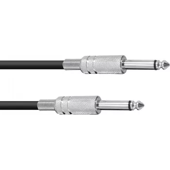 Audio kábel Omnitronic 3021050A 6,3 mm mono jack, 1 m