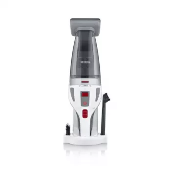 Severin HV 7146 Tyčový vysávač/elektrická metla batéria suché a mokré UltraFine 120 W sivá, červená, biela 2,2 Ah