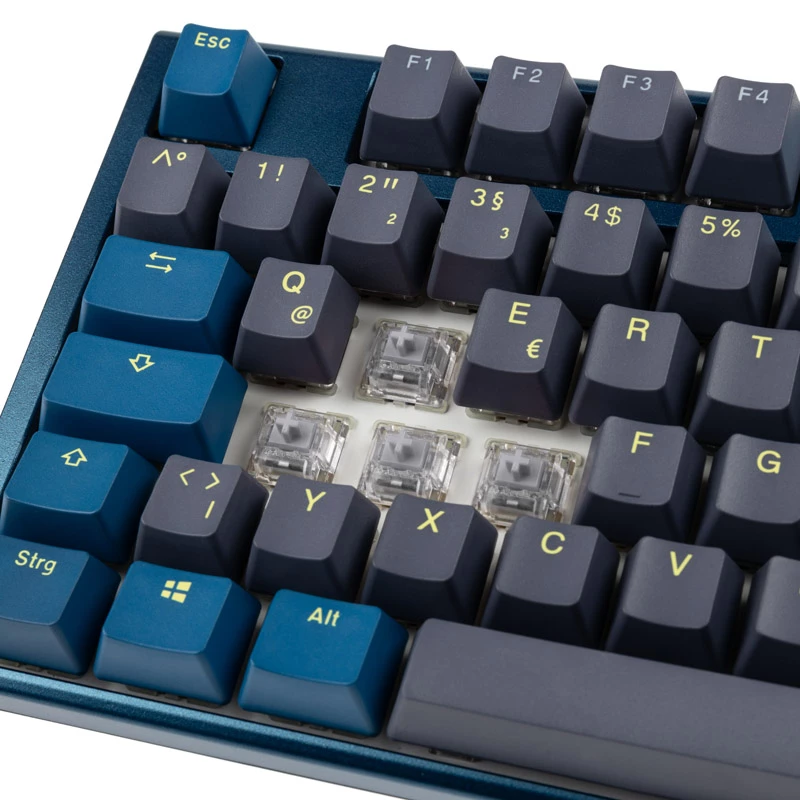 Ducky One 3 Daybreak RGB klávesnica herná USB mechanická čierna modrá zelená