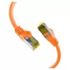 RJ45 patch kábel Cat.6A S/FTP LSZH Cat.7 kábel oranžový