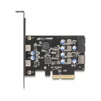 PCI Express x4 karta DELOCK 90345 s 2 externými USB Type-C konektormi