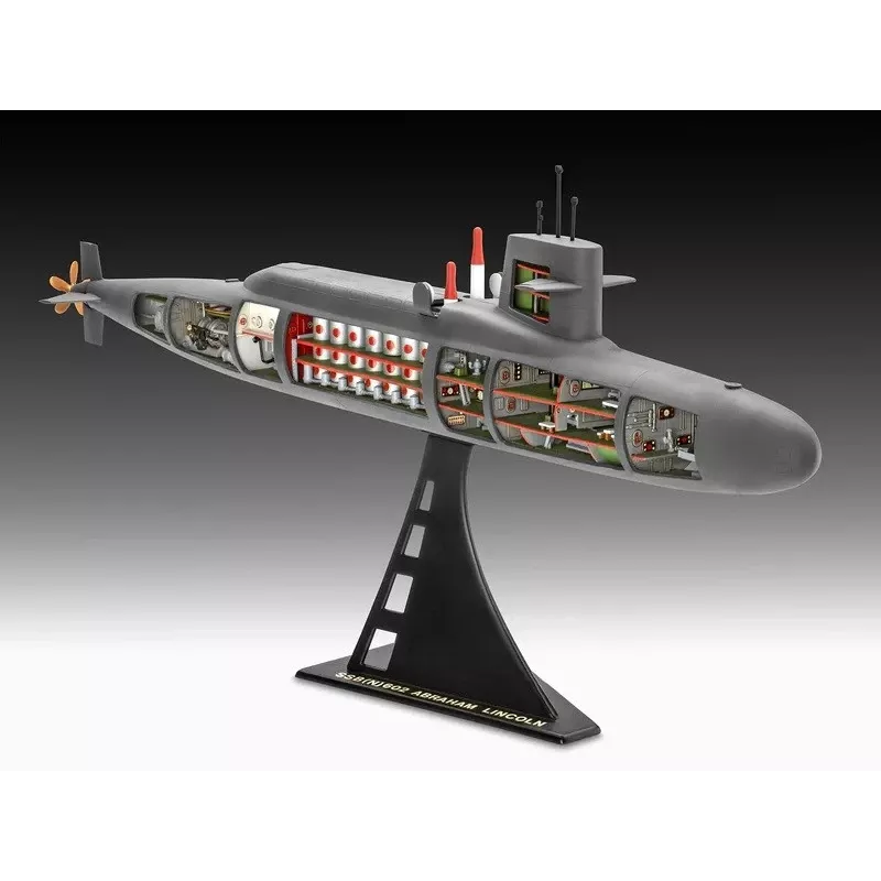 Plastový model lode REVELL S.S.B. Abraham Lincoln mierka 1/253 stavebnica