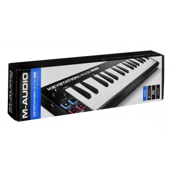 M-AUDIO Keystation Mini 32 MK3 MIDI klávesnica 32 klávesov USB čierna, biela
