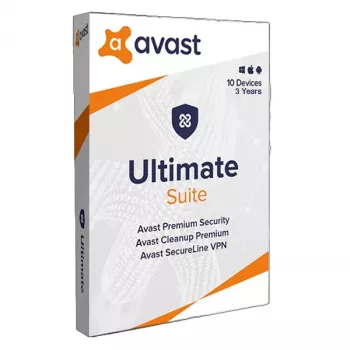 Avast Ultimate licenčný kľúč – 10 zariadení, 3 roky (Global)