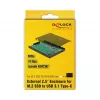 Rám pre SSD DeLOCK 42609 čierny M.2