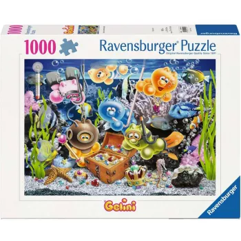 Ravensburger Puzzle 12001427 – 1000 dielov, Kreslené, odporúčané od 14 rokov