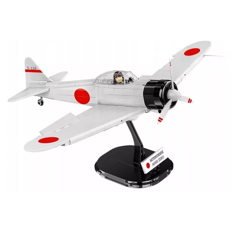 Stavebnica Cobi Mitsubishi A6M2 „Zero-Sen“ — 347 dielov, odporúčaný vek 3+