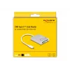 Čítačka kariet DeLOCK 91005 USB 3.2 Gen 1 Type-C sivá CF MMC MicroSD
