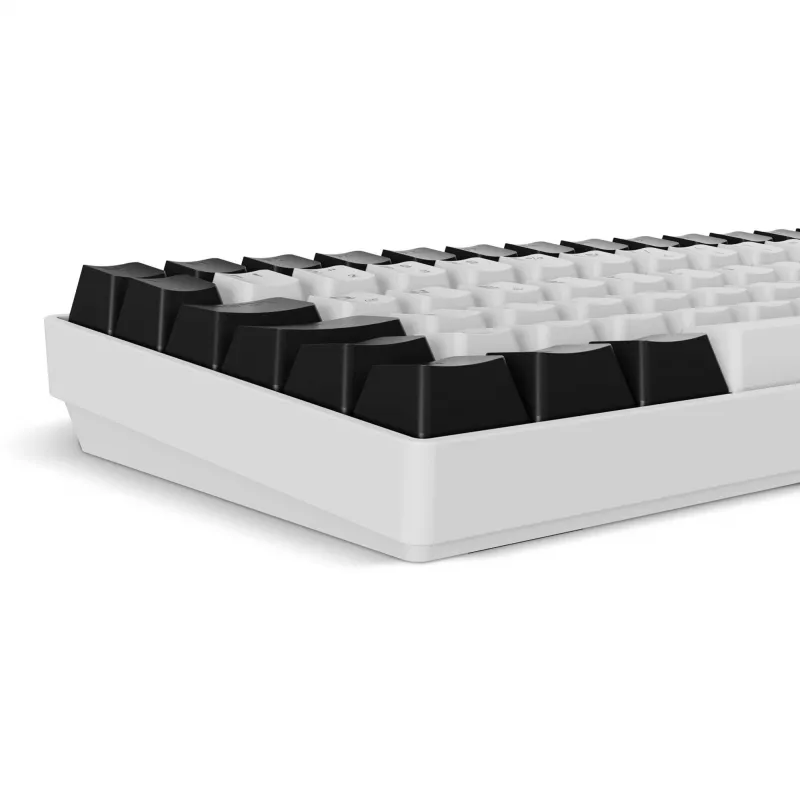 Sharkoon SKILLER SGK50 S2 biela DE-layout Gateron Yellow klávesnica
