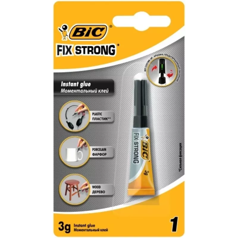 BIC GLUE FIX STRONG 3G LQD BL1 GRP2 EU, 1 ks 9020852