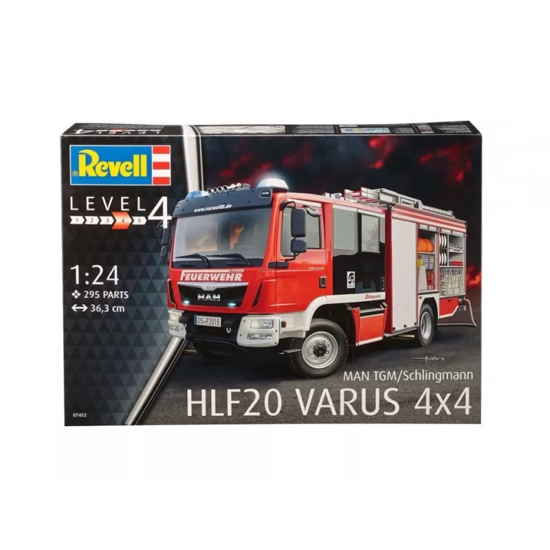 Revell 1/24 Scale MAN/Schlingmann HLF 20 Varus modelová stavebnica