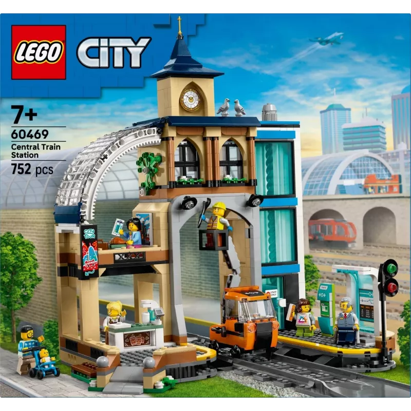 LEGO CITY 60469 Hlavná vlaková stanica